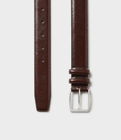 Saddler Roskilde Läderbälte - Mörkbrun - 85