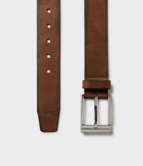 Saddler Ebeltoft Läderbälte - Brun - 85
