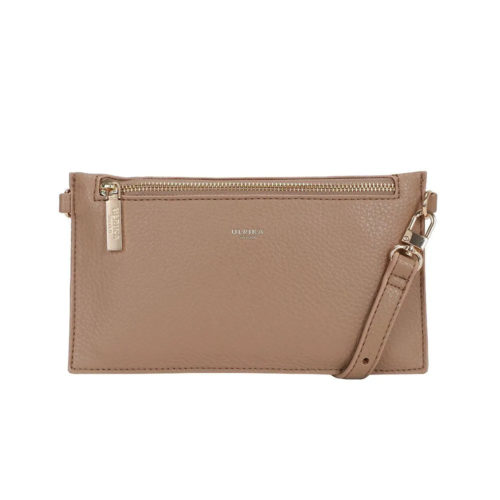 Ulrika Design Dollar Axelremsväska - Taupe - Handväska