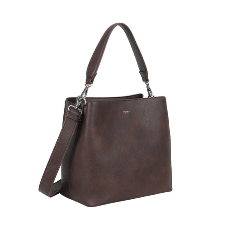 Ulrika Design NOOS Handväska - Mökrbrun - handväska