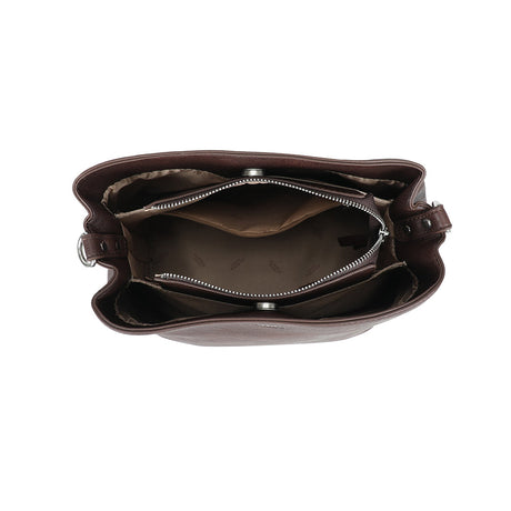 Ulrika Design NOOS Handväska - Mökrbrun - handväska