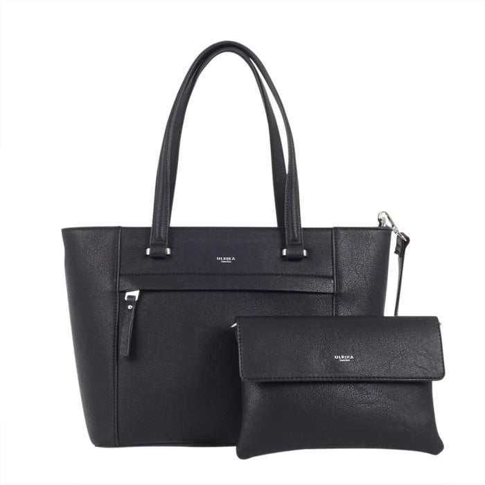 Ulrika Design NOOS Handbag and Clutch - Navy Blue - handbag