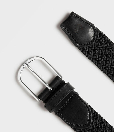 Saddler Ekberg textilbälte - Svart - 85