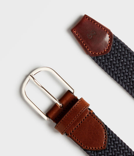 Saddler Ekberg textilbälte - Marinblå - 85