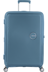 American Tourister Soundbox 77cm - Stor Expanderbar Stone Blue