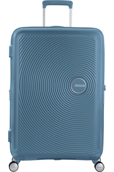 American Tourister Soundbox 77cm - Stor Expanderbar Stone Blue