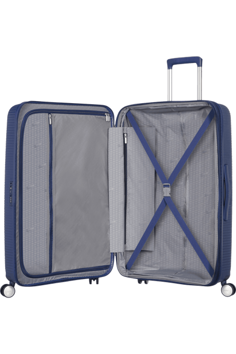 American Tourister Soundbox 77cm - Stor Expanderbar Midnight Navy