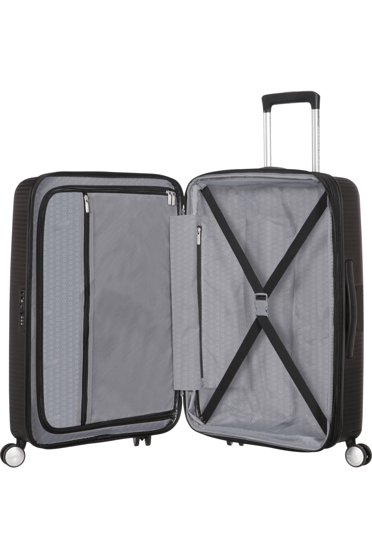 American Tourister Soundbox 77cm - Stor Expanderbar Bass Black