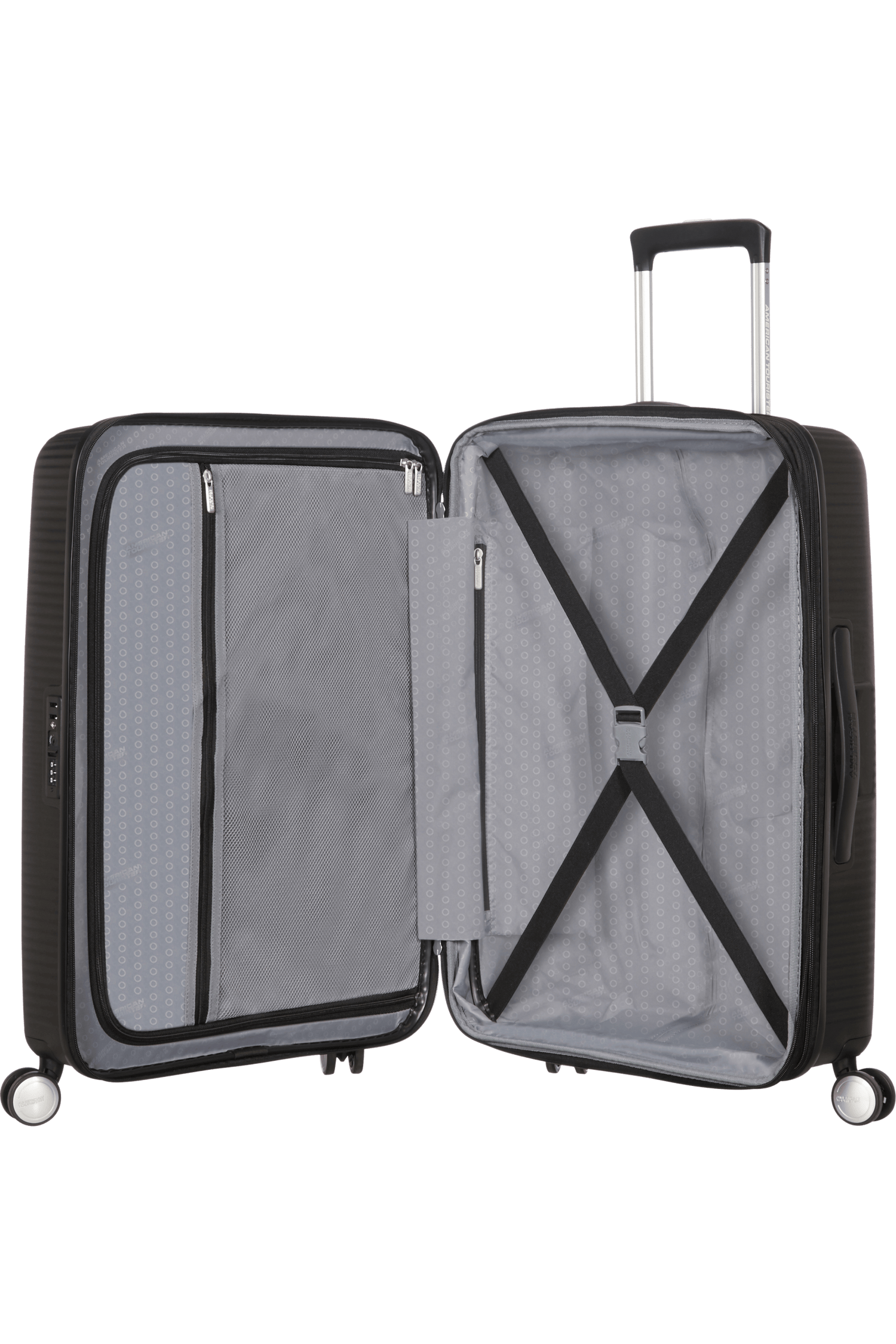 American Tourister Soundbox 77cm - Stor Expanderbar Bass Black