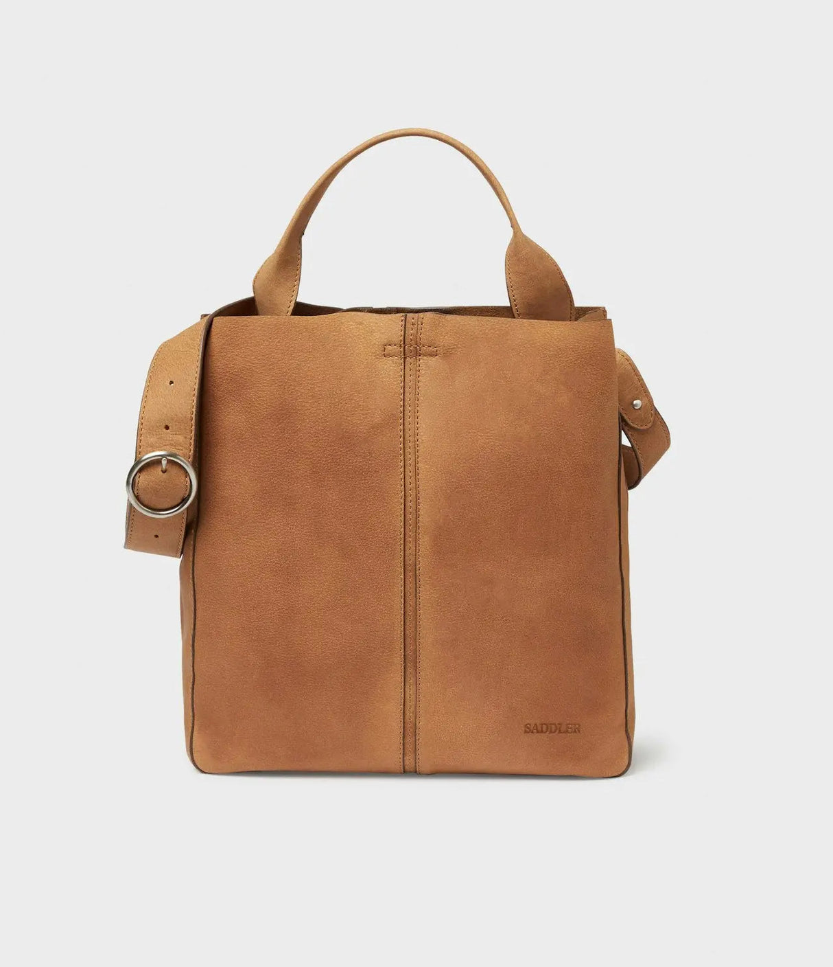 Saddler Elsa Tote bag - Ljusbrun - axelremsväska