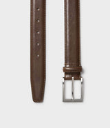 Saddler Odense Leather Belt - Dark Brown - 85