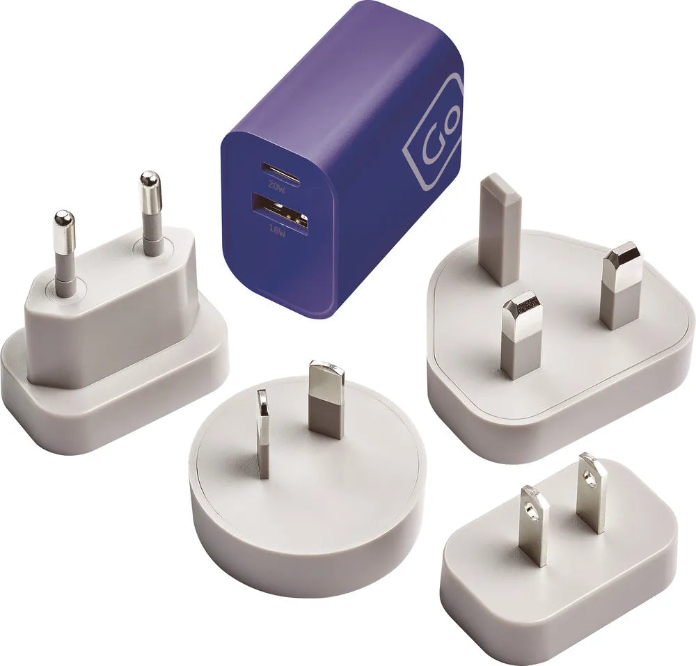 Go Travel - Worldwide USB A & C Laddare