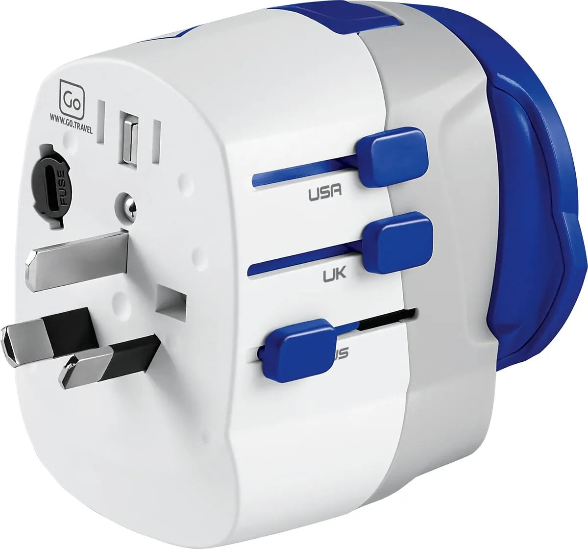 Go Travel - Worldwide USB-A & C Reseadapter
