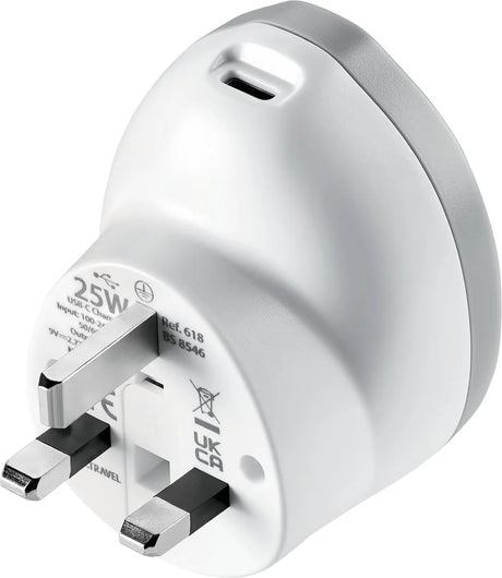 Go Travel - EU/UK USB-C Reseadapter - Resetillbehör