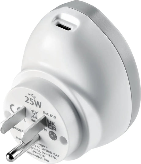 Go Travel - EU/USA USB-C Reseadapter - Resetillbehör