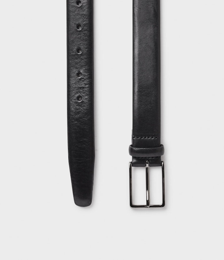Saddler Flen Läderbälte - Svart - 85