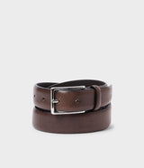 Saddler Flen Läderbälte - Mörkbrun - 85