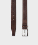 Saddler Flen Läderbälte - Mörkbrun - 85