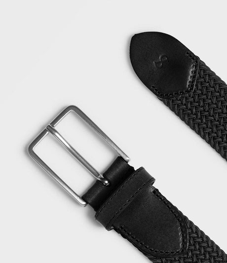 Saddler Marstrand textilbälte - Svart - 80