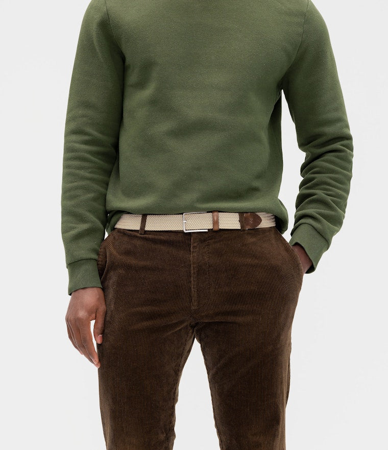 Saddler Marstrand textilbälte - Beige - 80