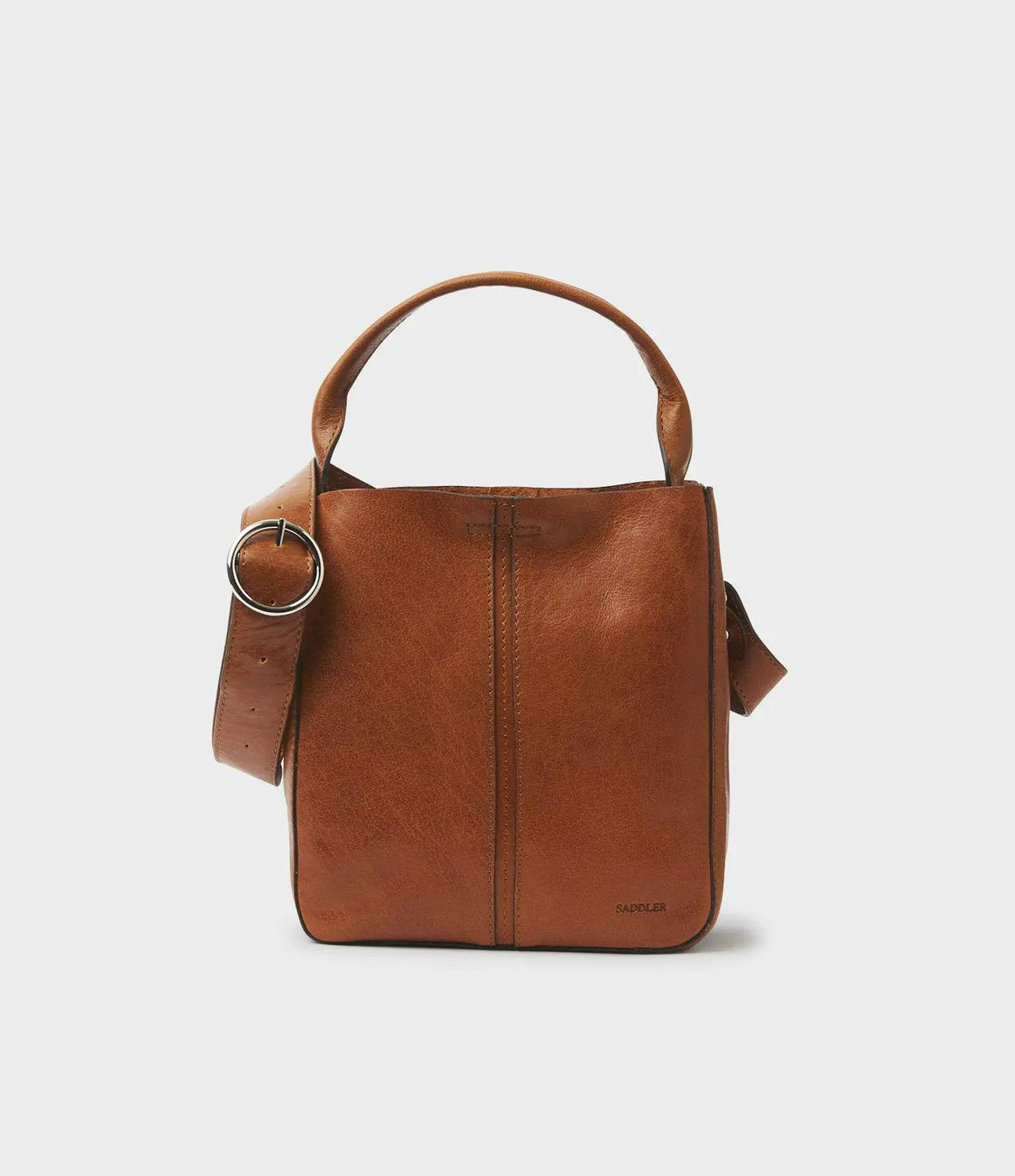 Saddler Elsa Mini Tote bag - Ljusbrun - axelremsväska