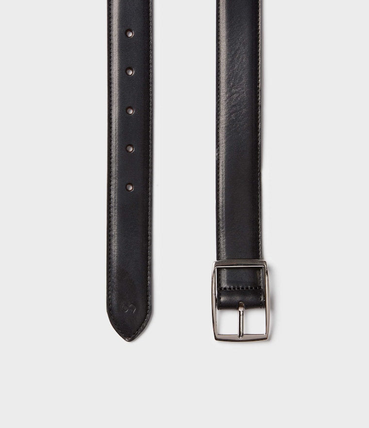 Saddler Dagon Läderbälte - Svart/cognac - 85