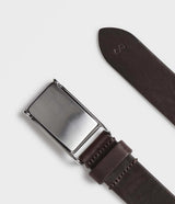 Saddler Cali läderbälte - Mörkbrun - 85