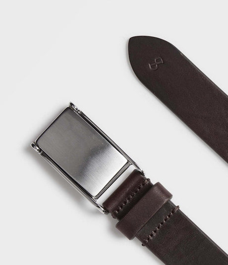 Saddler Cali läderbälte - Mörkbrun - 85