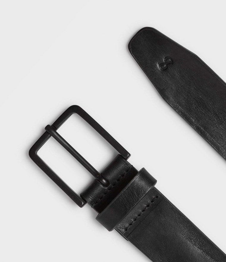 Saddler Montevideo Läderbälte - Svart - 80