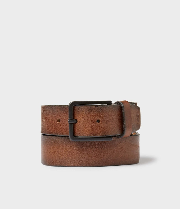 Saddler Montevideo Läderbälte - Brun - 80