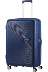 American Tourister Soundbox 77cm - Stor Expanderbar Midnight Navy