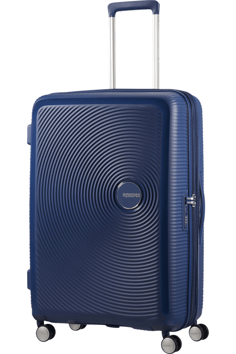 American Tourister Soundbox 77cm - Stor Expanderbar Midnight Navy