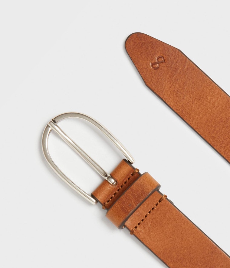 Saddler Harlow Läderbälte - Brun - 80