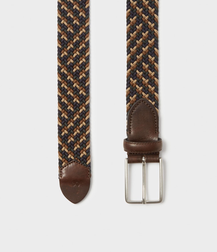 Saddler Mars Textilbälte - Brun - 85