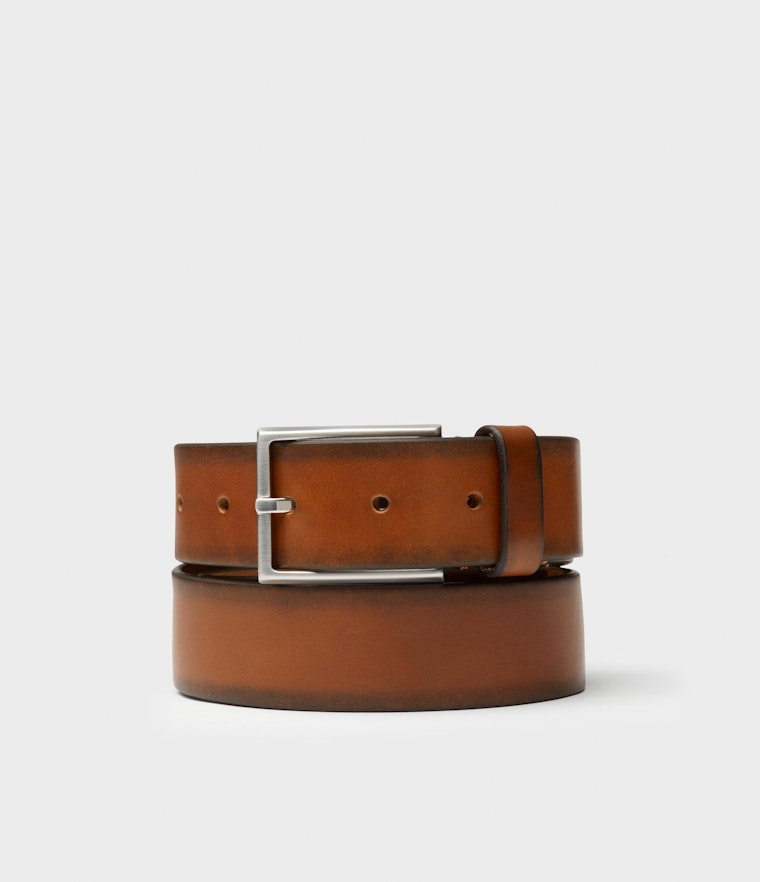 Saddler Manuel Läderbälte - Brun - 85