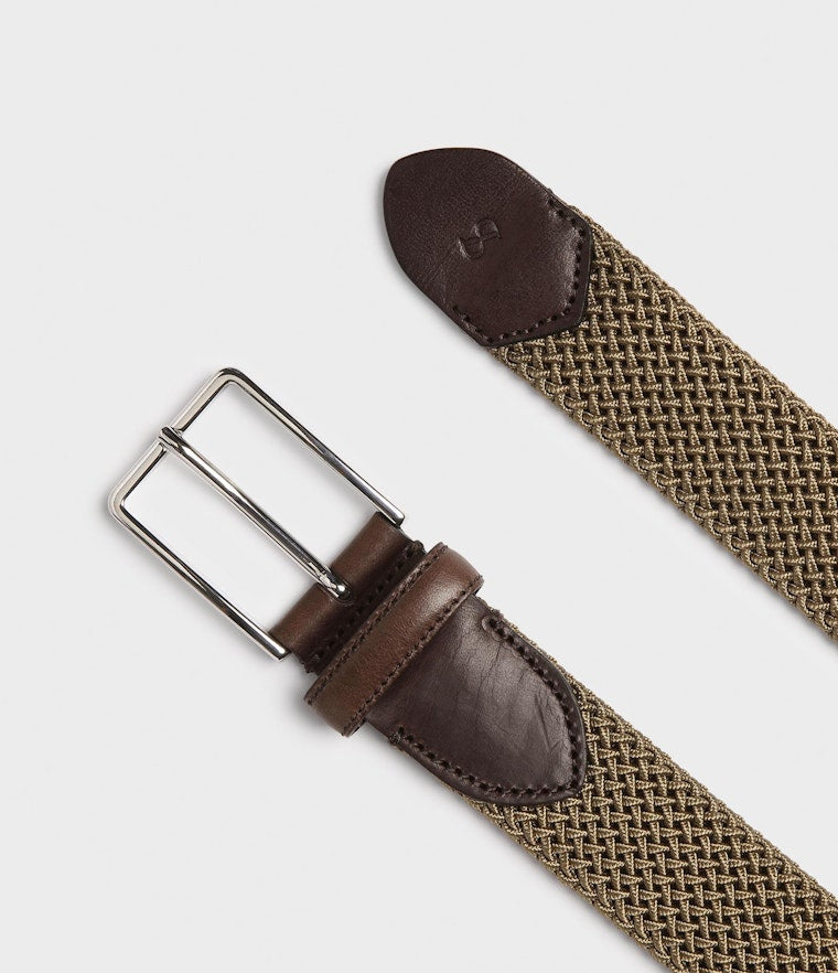Saddler West Textilbälte - Beige - 85