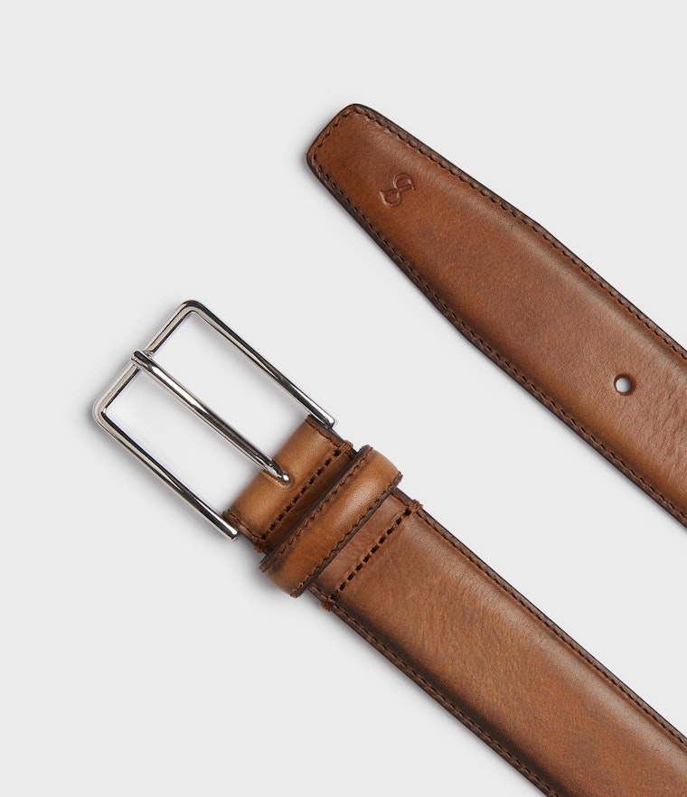 Saddler Dosso Läderbälte - Brun - 85