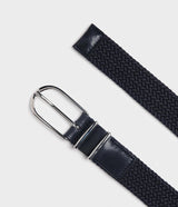 Saddler Mangola Textilbälte - Marinblå - 80