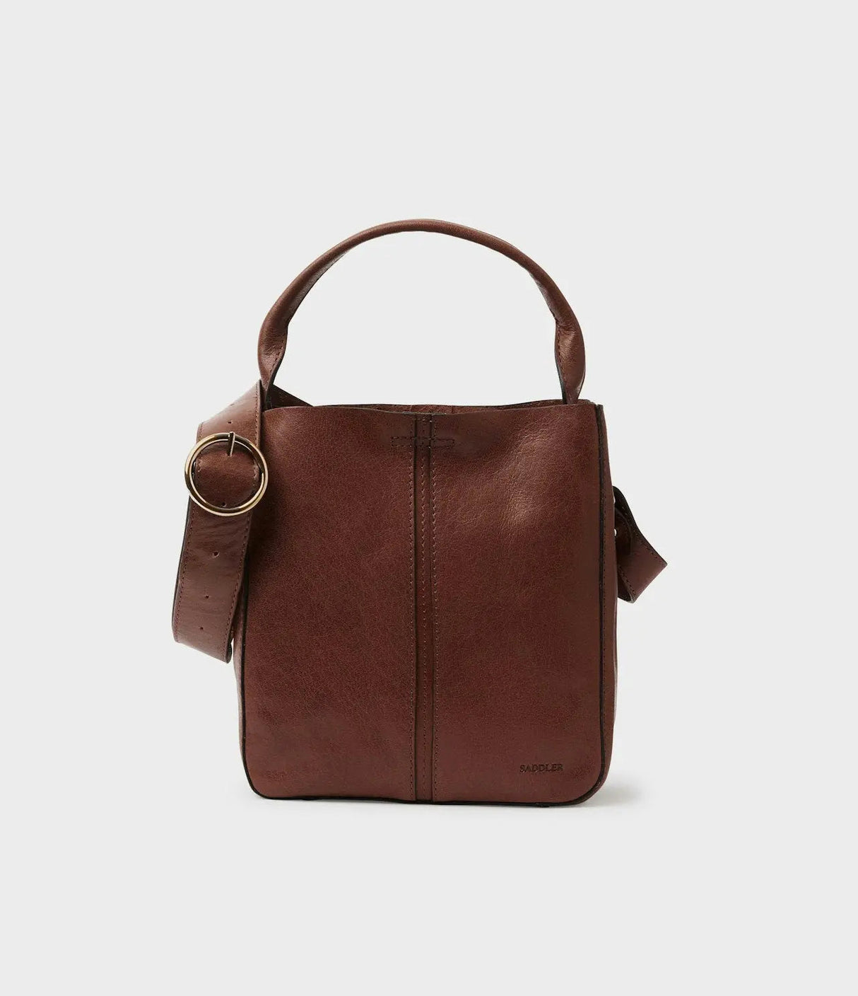 Saddler Elsa Mini Tote bag - Brun - axelremsväska