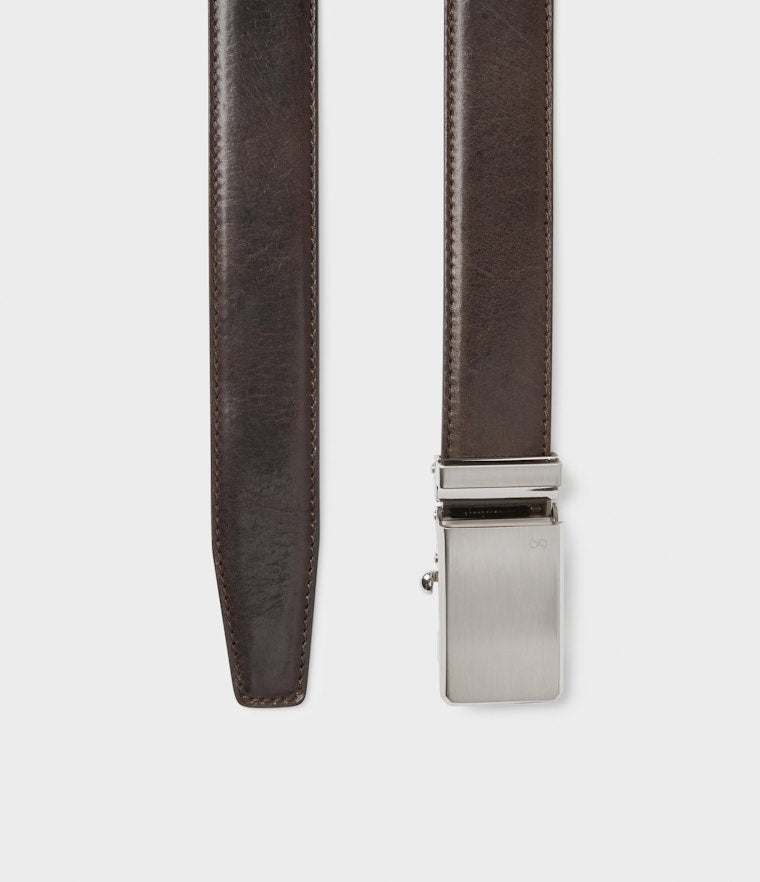 Saddler Moras Läderbälte - Mörkbrun - 85