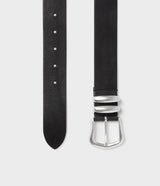 Saddler Serena Läderbälte - Svart/silver - 80
