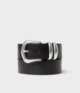 Saddler Serena Läderbälte - Svart/silver - 80