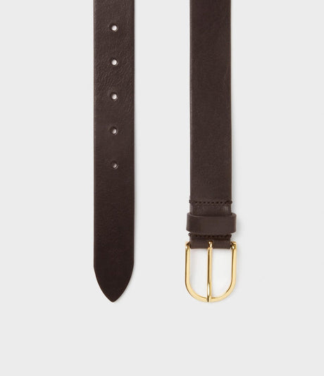 Saddler Safira Läderbälte - Mörkbrun - 80