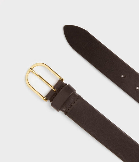 Saddler Safira Läderbälte - Mörkbrun - 80