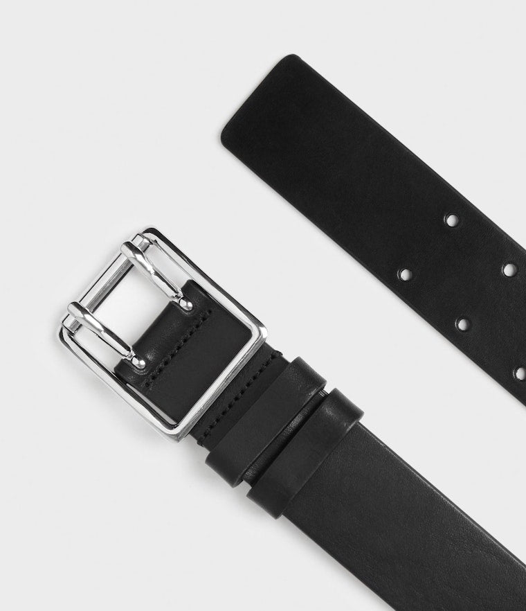 Saddler Rosal Läderbälte - Svart - 80