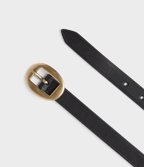 Saddler Bolsena Läderbälte - Svart - 80