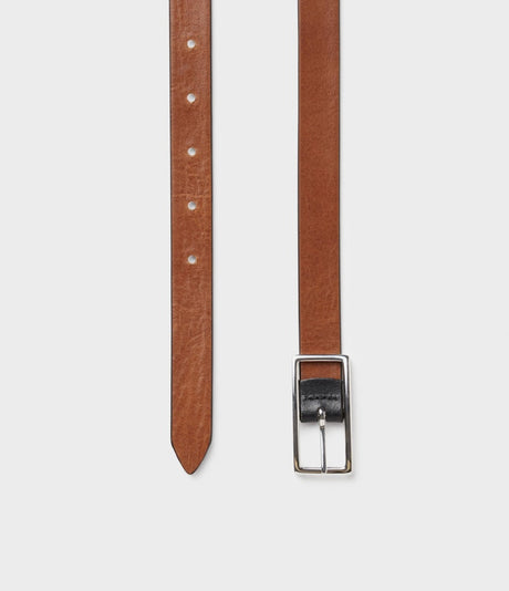 Saddler Averno Vändbart Läderbälte - Svart/Brun - 80