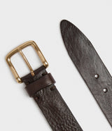 Saddler Anten Läderbälte - Mörkbrun - 85