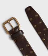 Saddler Malen Läderbälte - Mörkbrun - 85