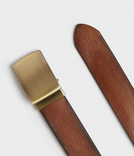 Saddler Tolken Läderbälte - Brun - 85